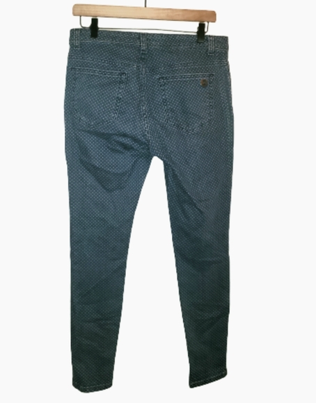 Michael Kors Polka Dot Izzy Skinny Jeans $98 Sz6 - Picture 7 of 13